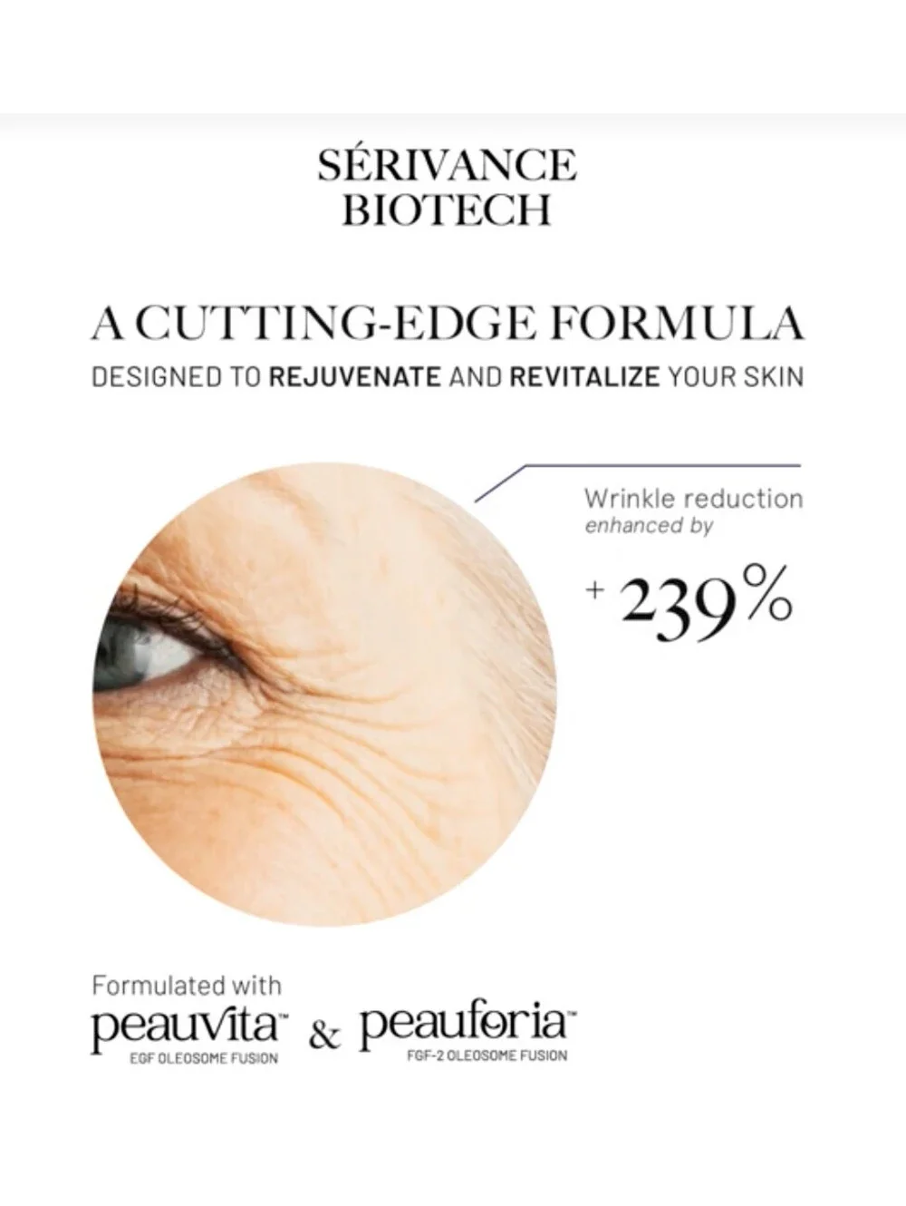2-Pack Serivance Biotech Advanced Growth Factors Cellular Regenerating Serum
